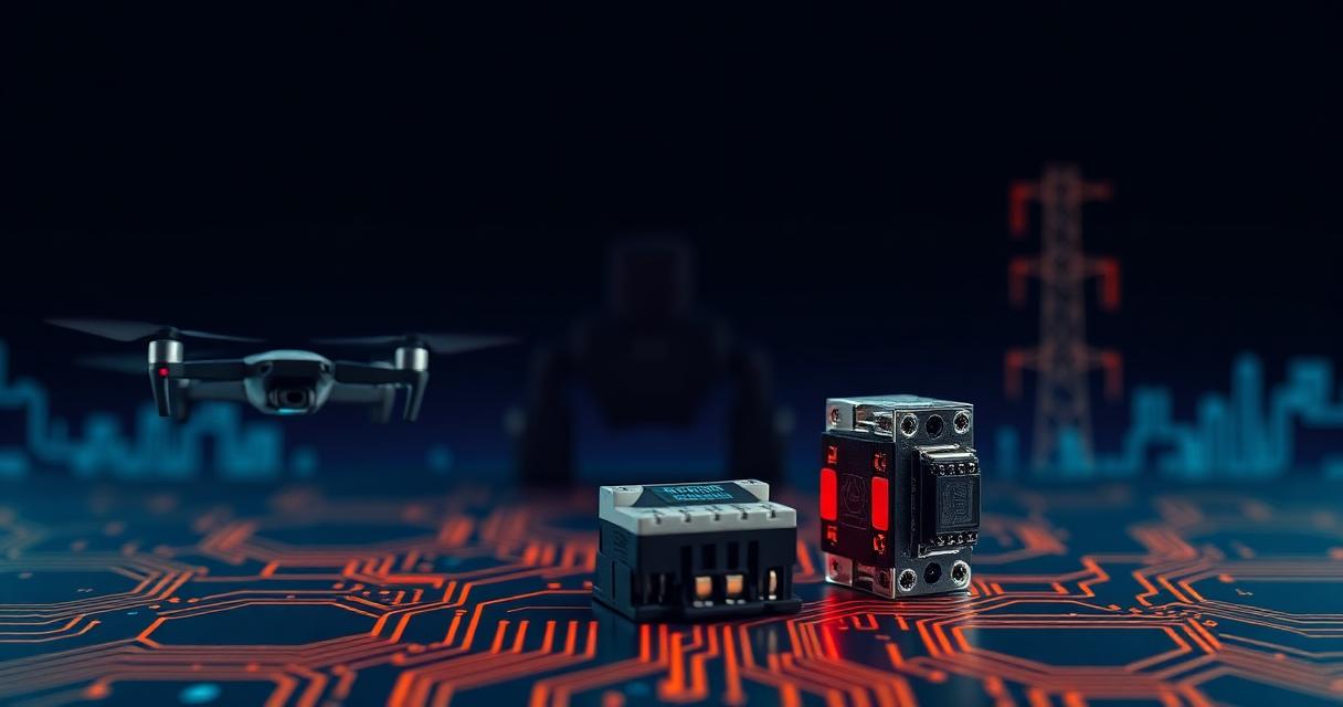 GIGAVAC P Serisi Küçük Güç ve PCB Uygulamaları: Drone, Mobil Robot, Telekom ve Kompakt Güç Elektroniği